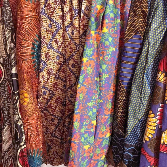 Ankara Maxi Wax Skirt - Picture 4 of 5